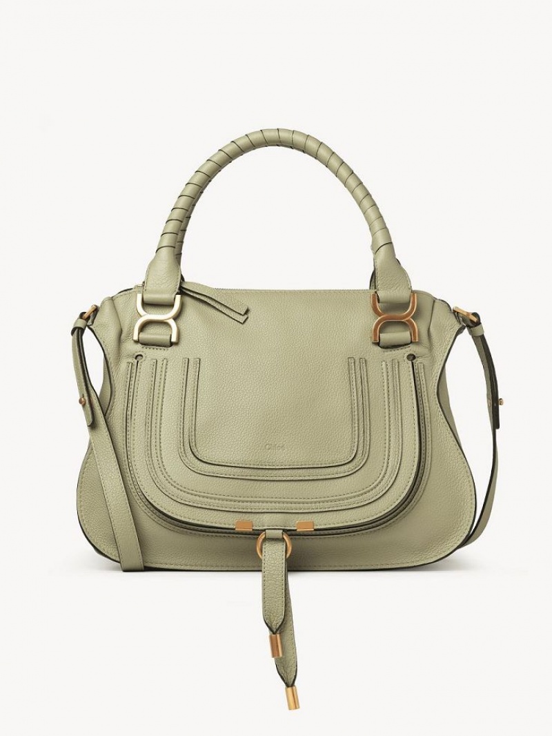 Chloe Marcie Double Carry Crossbody Taschen Grün | CHE-SR13538