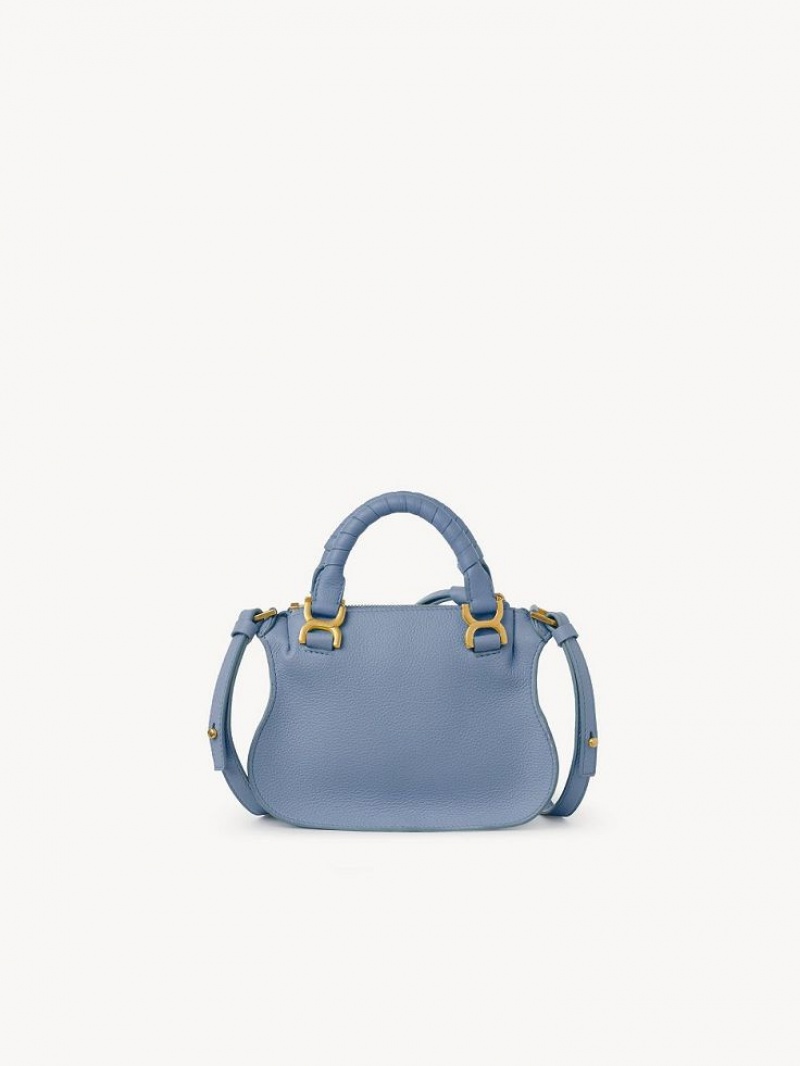 Chloe Marcie Double Carry Mini Taschen Tiefesblau | CHE-SR13724