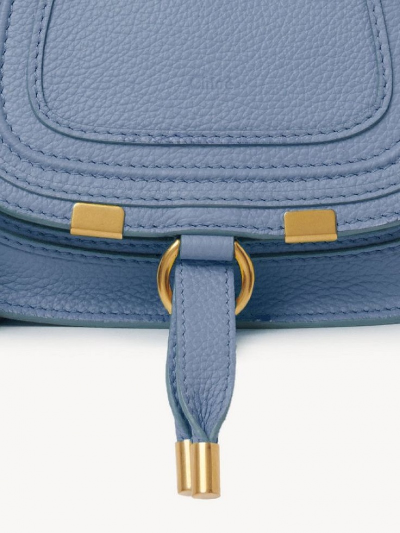 Chloe Marcie Double Carry Mini Taschen Tiefesblau | CHE-SR13724