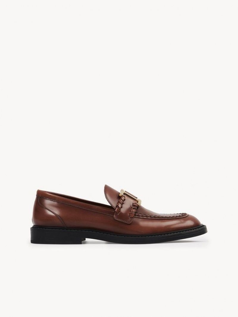 Chloe Marcie Loafer Braun | CHE-SR14249