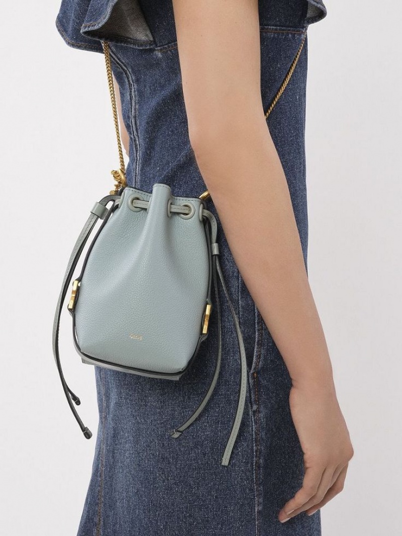 Chloe Marcie Micro Bucket Crossbody Taschen Grün | CHE-SR13589