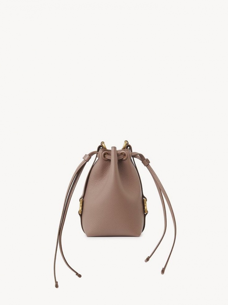 Chloe Marcie Micro Bucket Crossbody Taschen Braun | CHE-SR13613