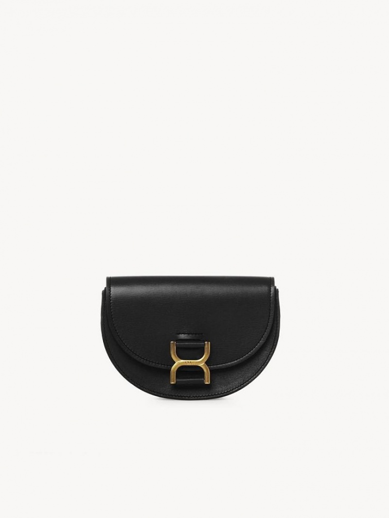 Chloe Marcie Mini Flap Crossbody Taschen Schwarz | CHE-SR13588