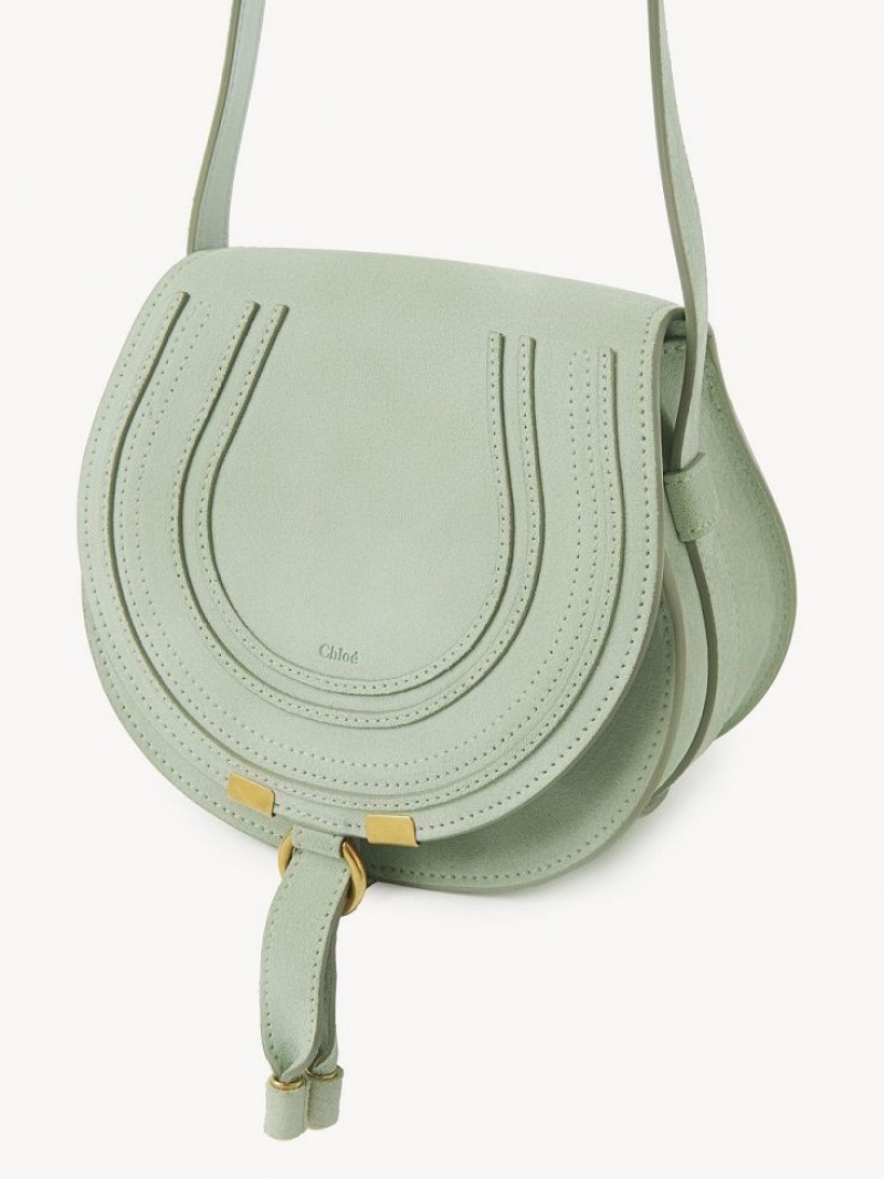 Chloe Marcie Small Crossbody Taschen Grün | CHE-SR13624