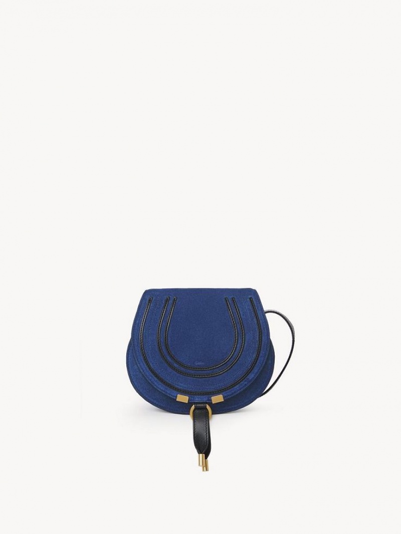 Chloe Marcie Small Crossbody Taschen Tiefesblau | CHE-SR13542