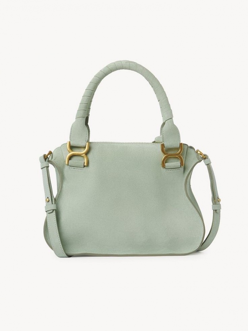 Chloe Marcie Small Double Carry Crossbody Taschen Grün | CHE-SR13601