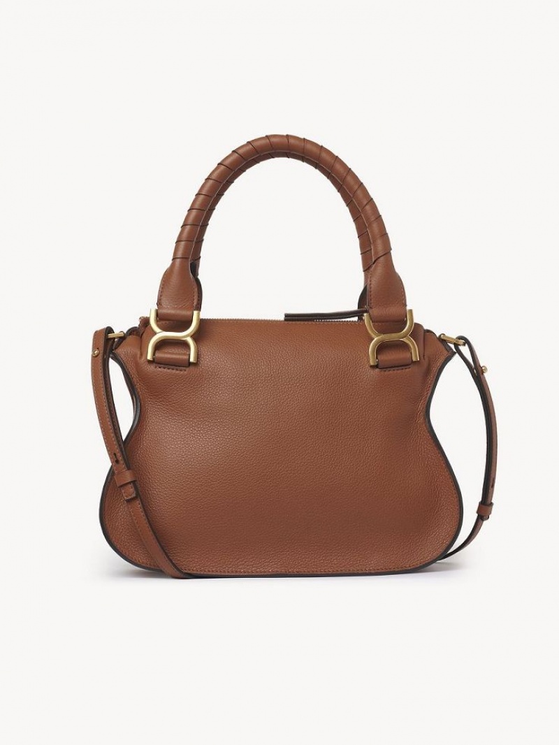 Chloe Marcie Small Double Carry Crossbody Taschen Braun | CHE-SR13620