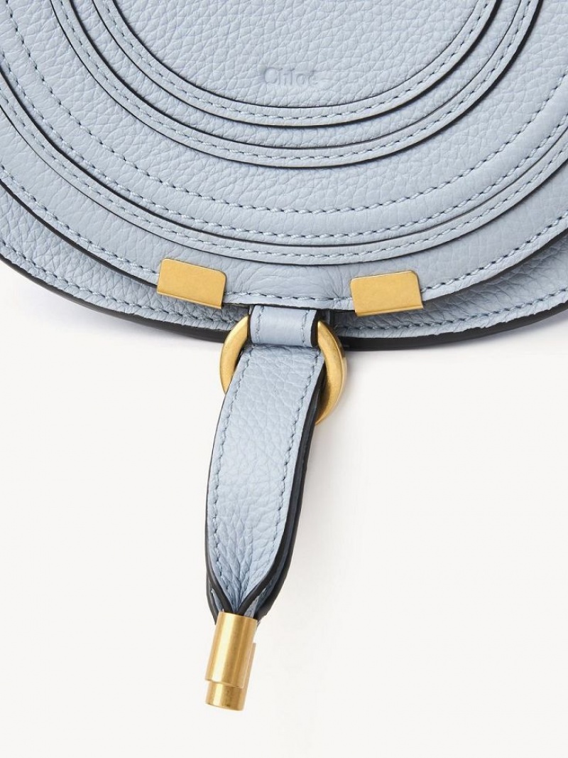 Chloe Marcie Small Saddle Mini Taschen Blau | CHE-SR13686