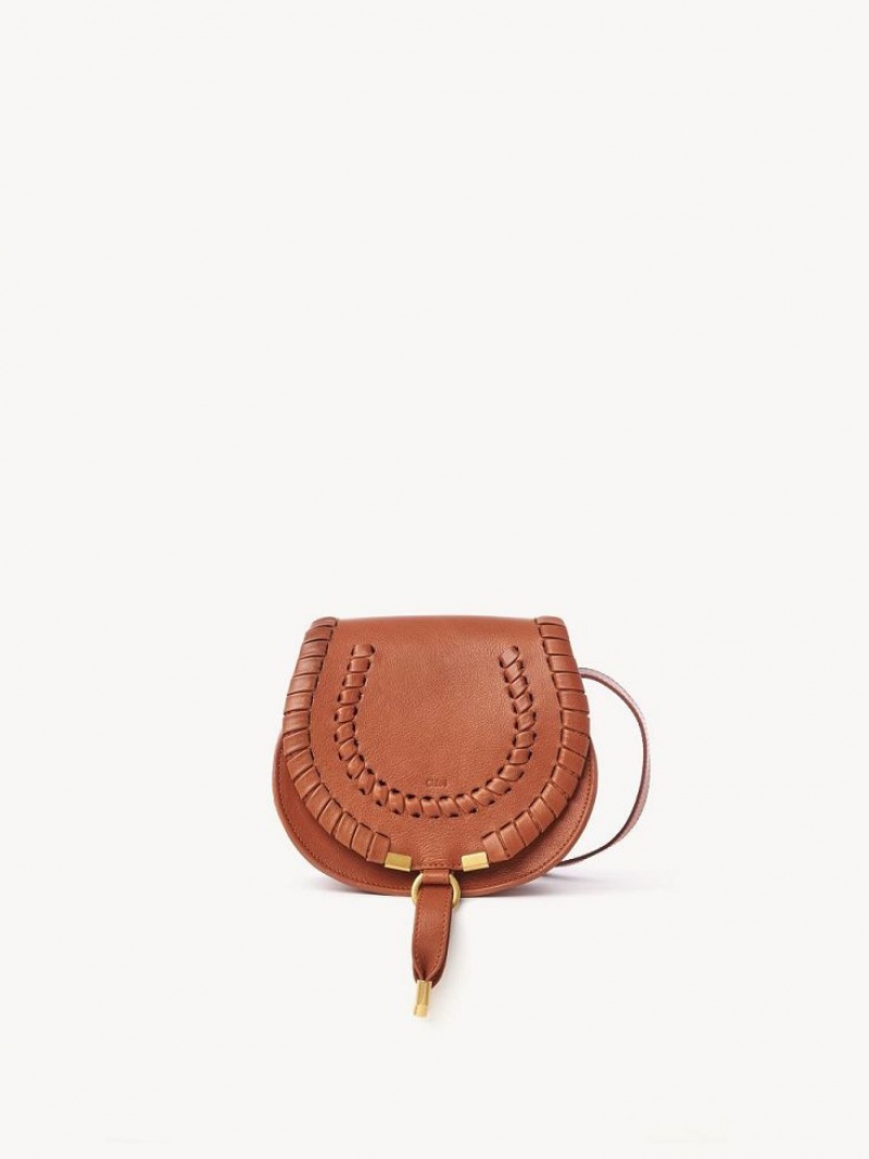 Chloe Marcie Small Saddle Mini Taschen Orange | CHE-SR13665