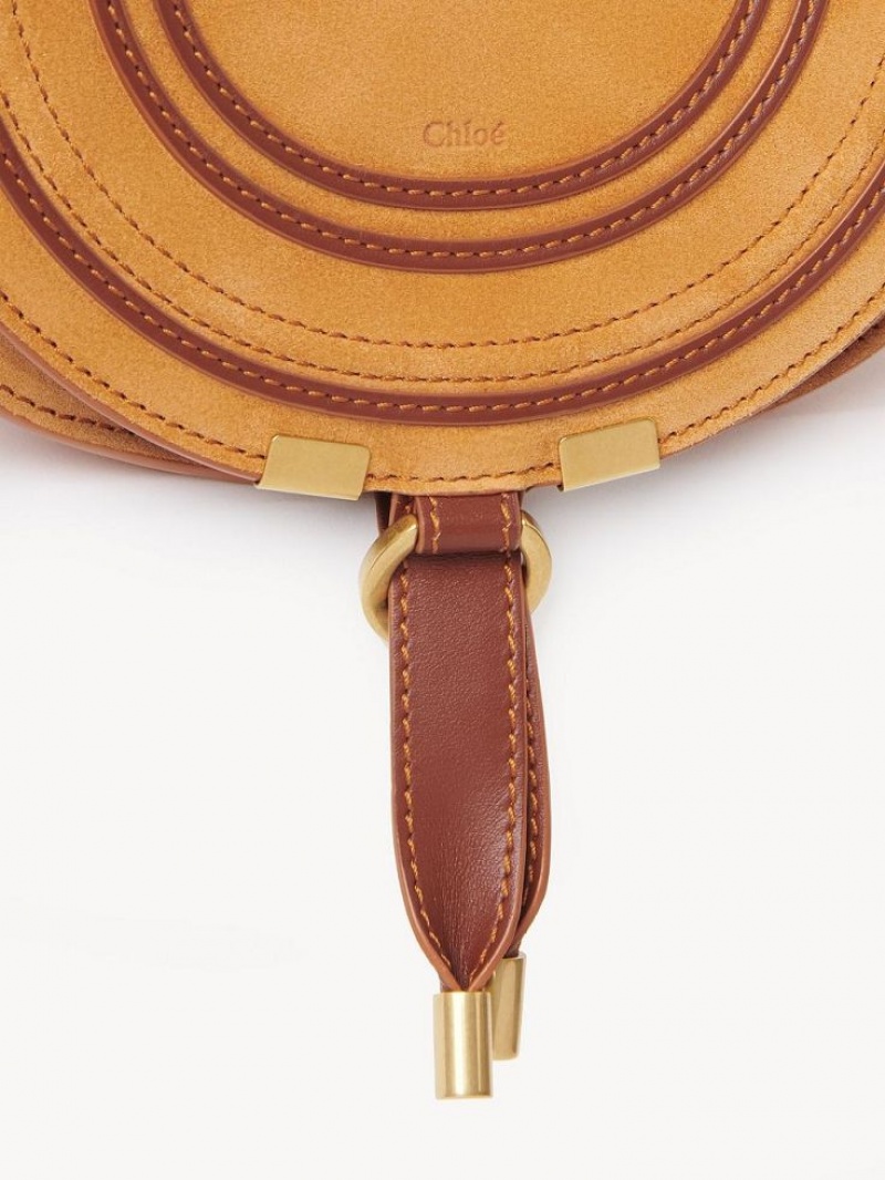 Chloe Marcie Small Saddle Mini Taschen Orange | CHE-SR13668