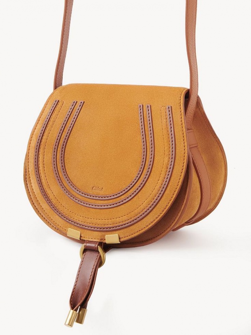 Chloe Marcie Small Saddle Mini Taschen Orange | CHE-SR13668