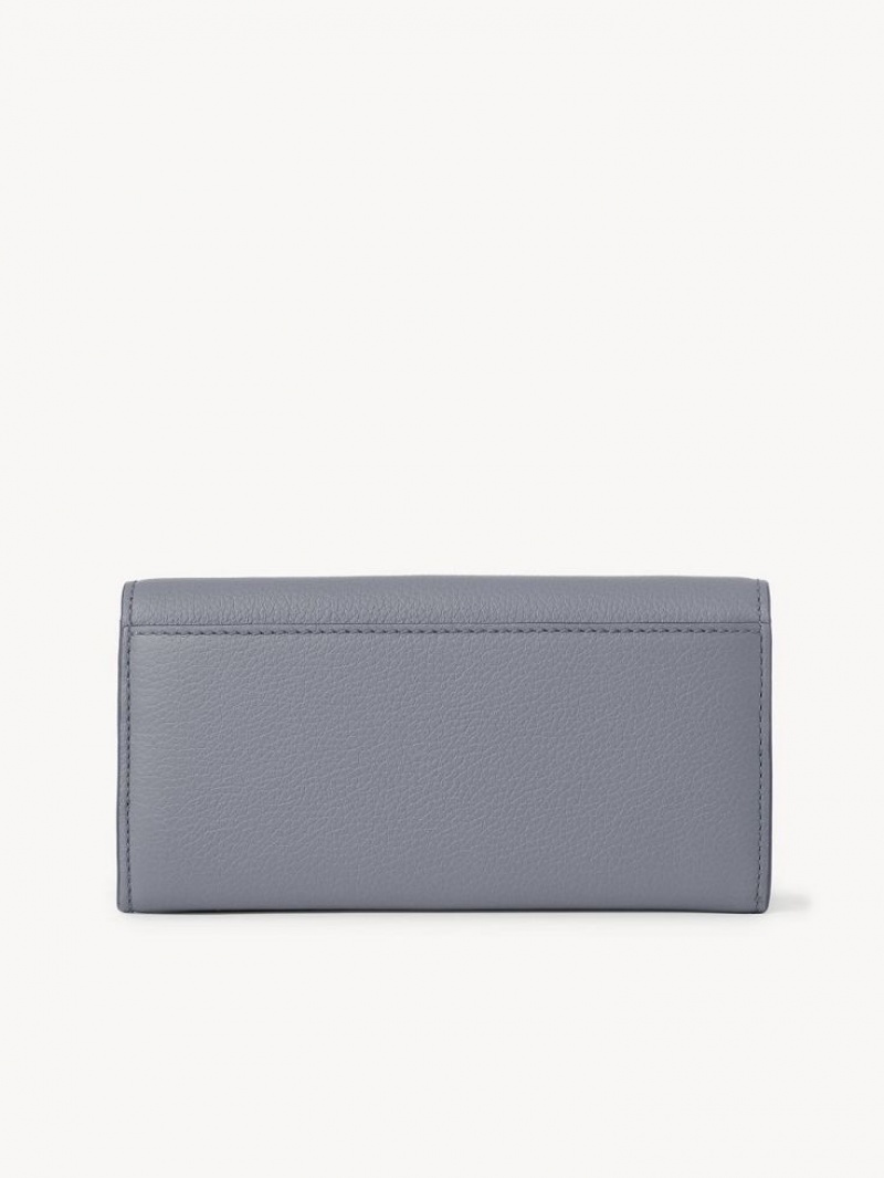 Chloe Marcie With Flap Große Geldbörse Blau | CHE-SR14302