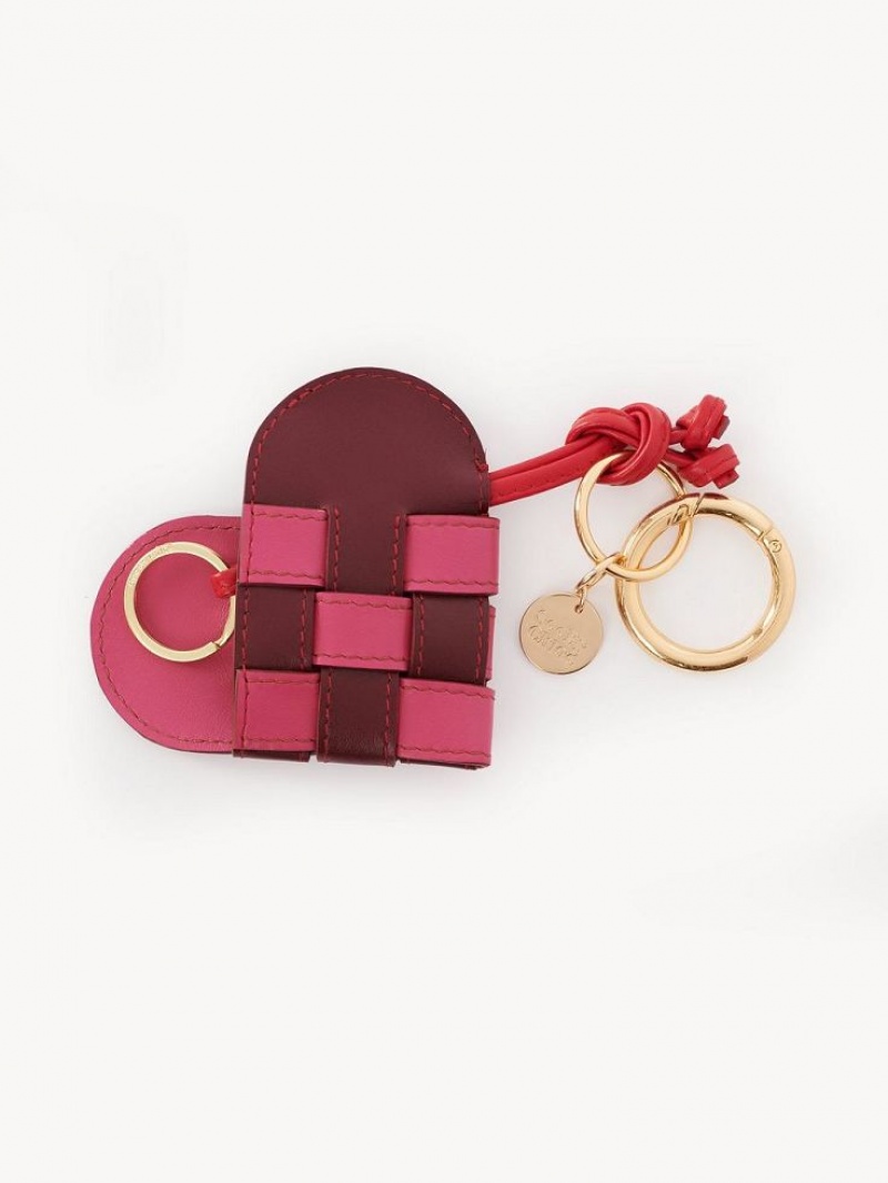 Chloe My Sbc Woven Heart Kette Rot | CHE-SR14942