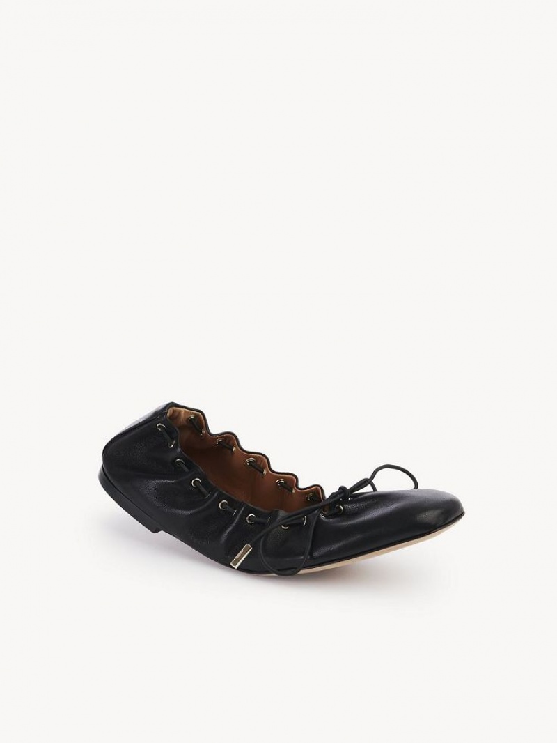 Chloe Oracia Ballet Flat Schwarz | CHE-SR14261