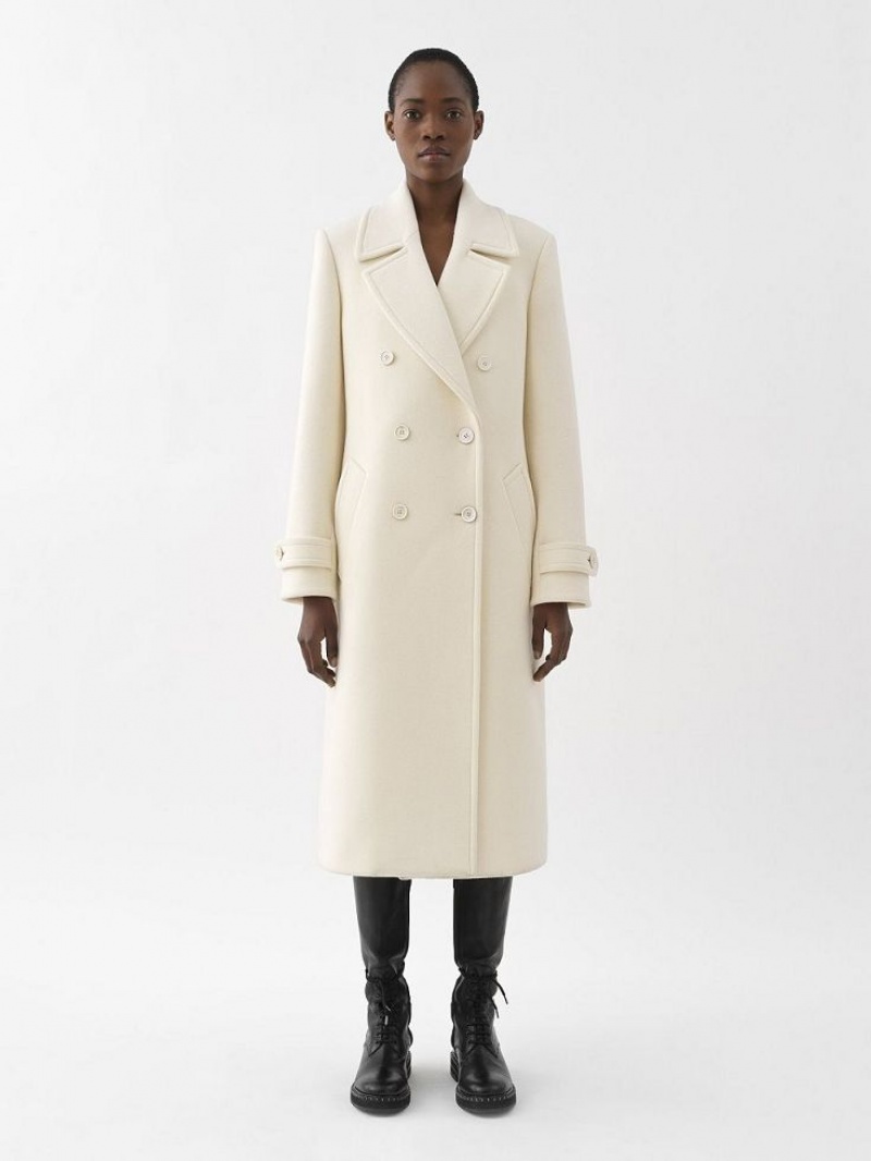 Chloe Overcoat Mäntel Weiß | CHE-SR13780