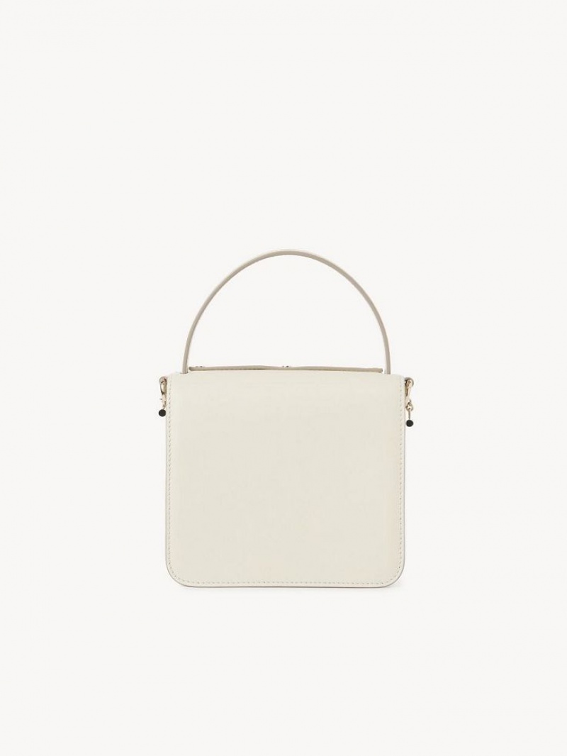 Chloe Penelope Small Top Handle Schultertaschen Weiß | CHE-SR13449