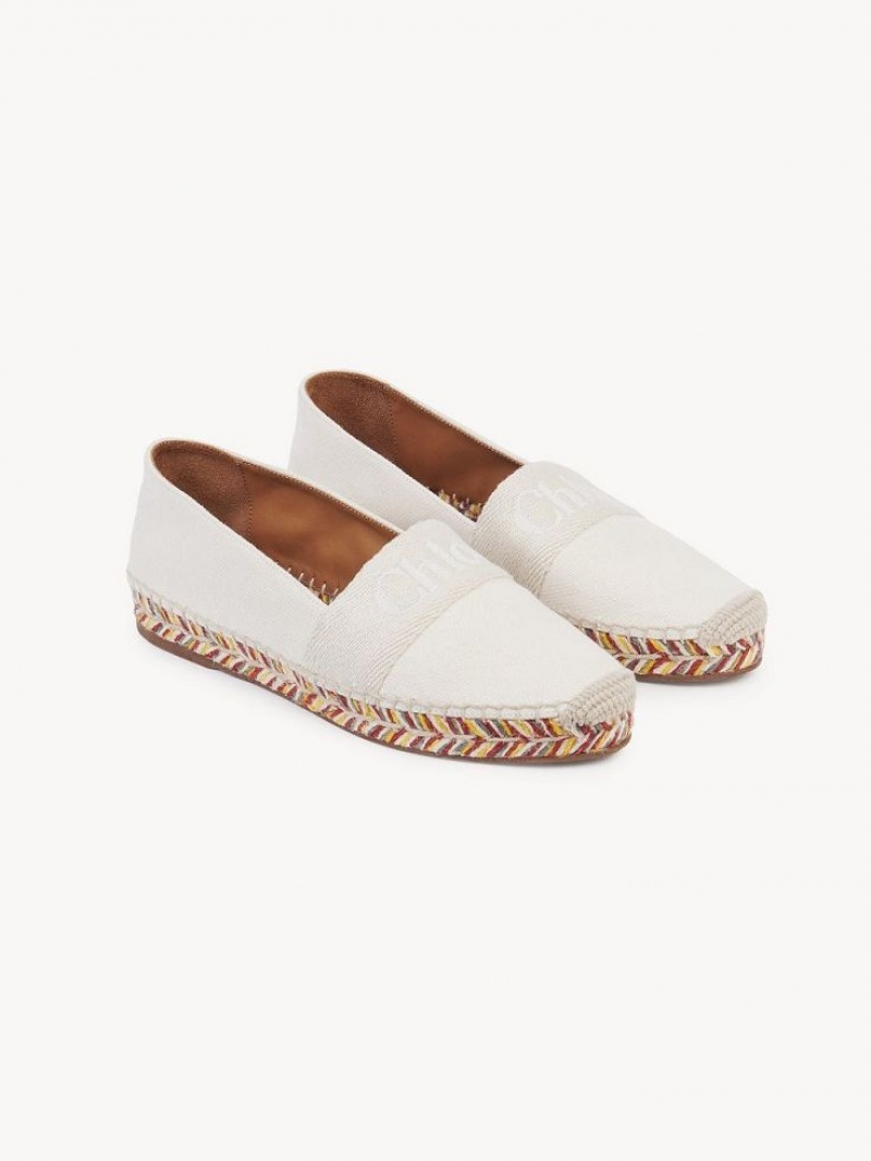 Chloe Piia Flache Espadrilles Grau | CHE-SR14154