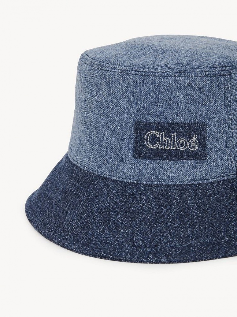 Chloe Romy Bucket Hüte Mehrfarbig Blau | CHE-SR14492