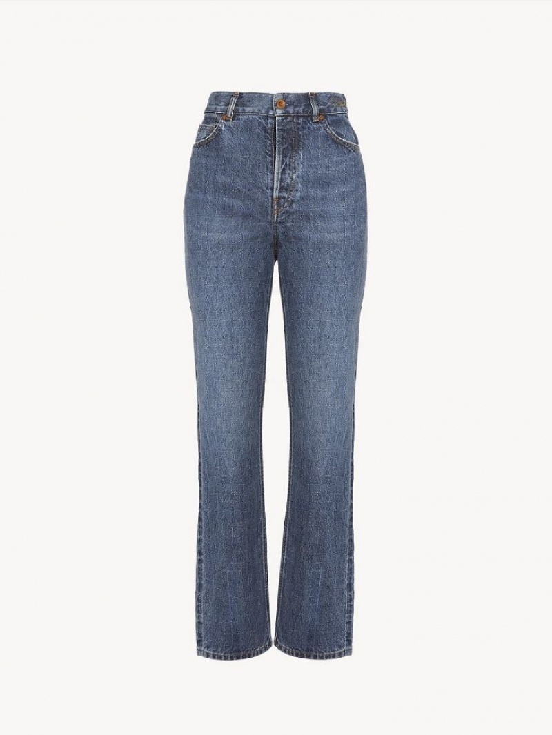 Chloe Semeru Gerade-leg Jeans Blau | CHE-SR13977