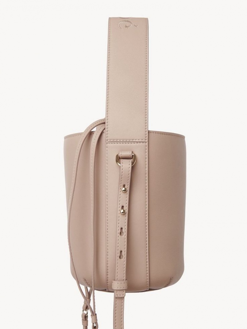 Chloe Sense Bucket Crossbody Taschen Beige | CHE-SR13573