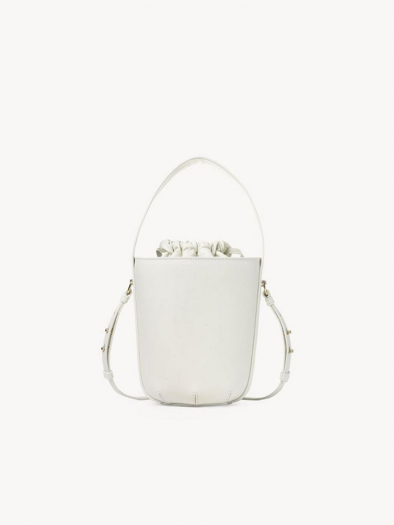 Chloe Sense Bucket Crossbody Taschen Weiß | CHE-SR13529