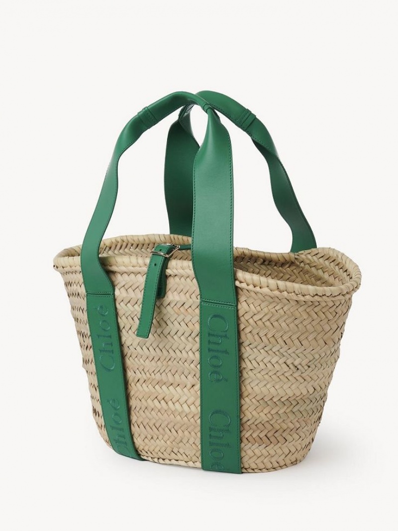 Chloe Sense Medium Baskets Grün | CHE-SR13641