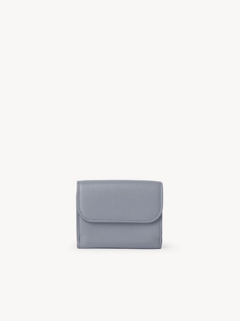 Chloe Sense Mini Tri-fold Kleine Geldbörse Blau | CHE-SR14275