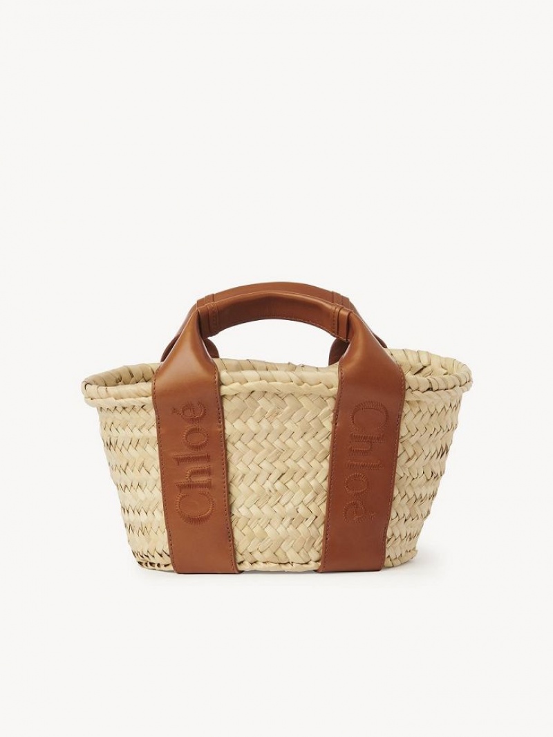 Chloe Sense Small Basket Crossbody Taschen Braun | CHE-SR13518