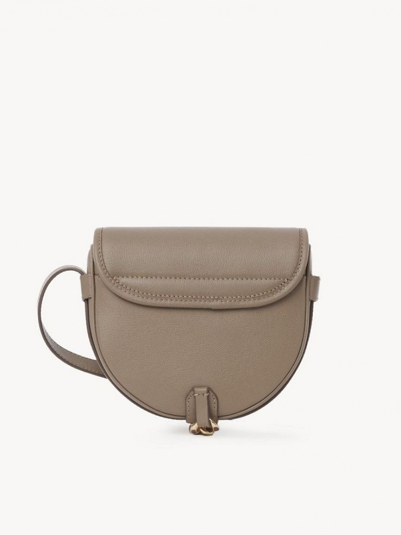 Chloe Small Mara Saddle Schultertaschen Grau | CHE-SR14627