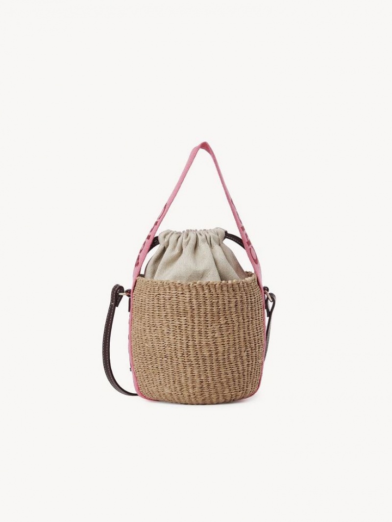 Chloe Small Woody Baskets Rosa Rot | CHE-SR13652