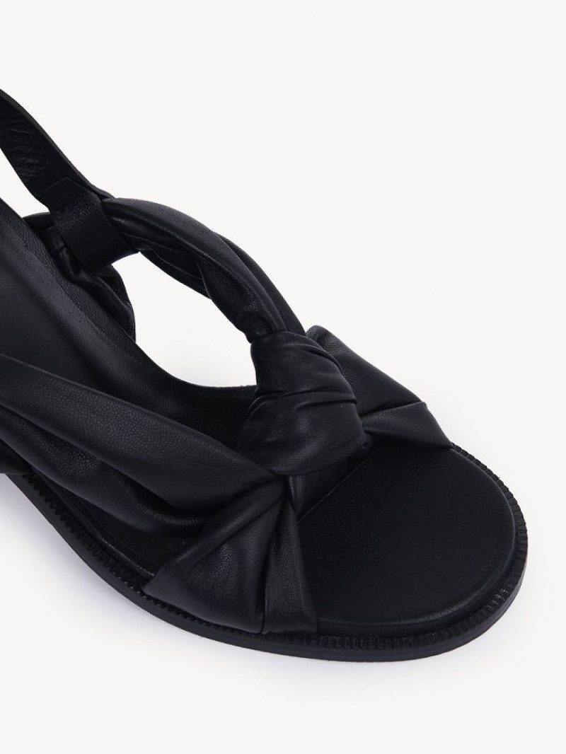 Chloe Spender Sandalen Schwarz | CHE-SR14821