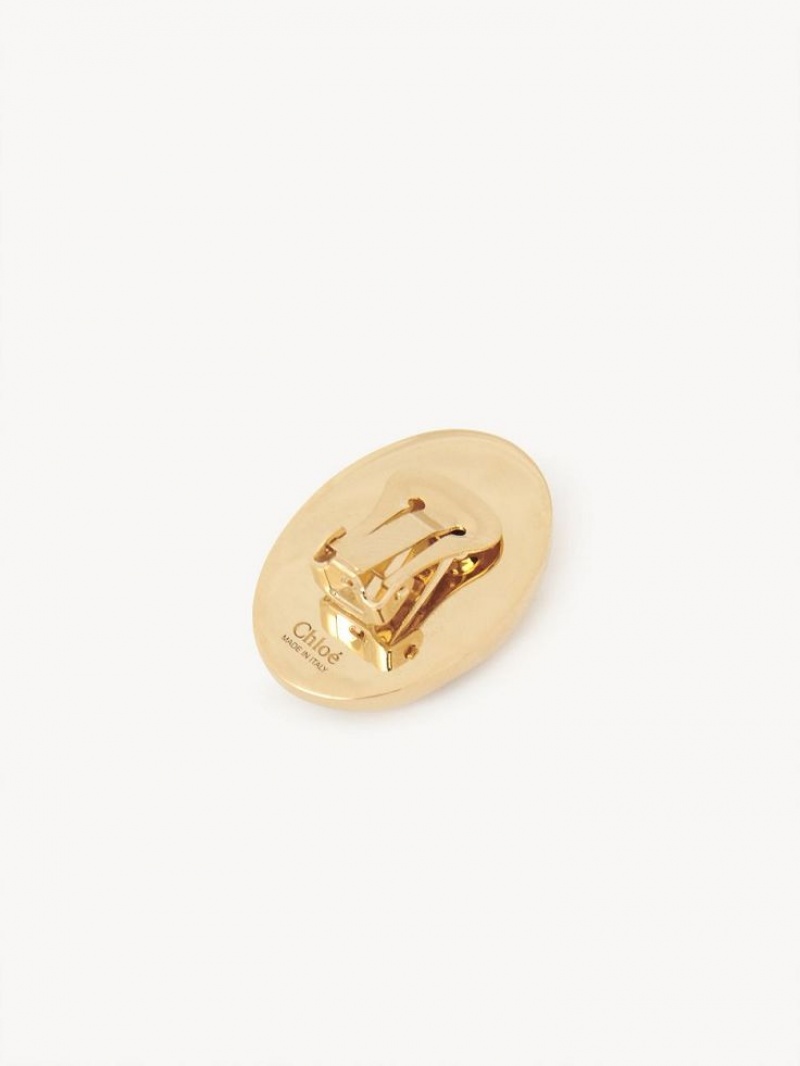 Chloe Sybil Clip-on Ohrringe Gold | CHE-SR14458