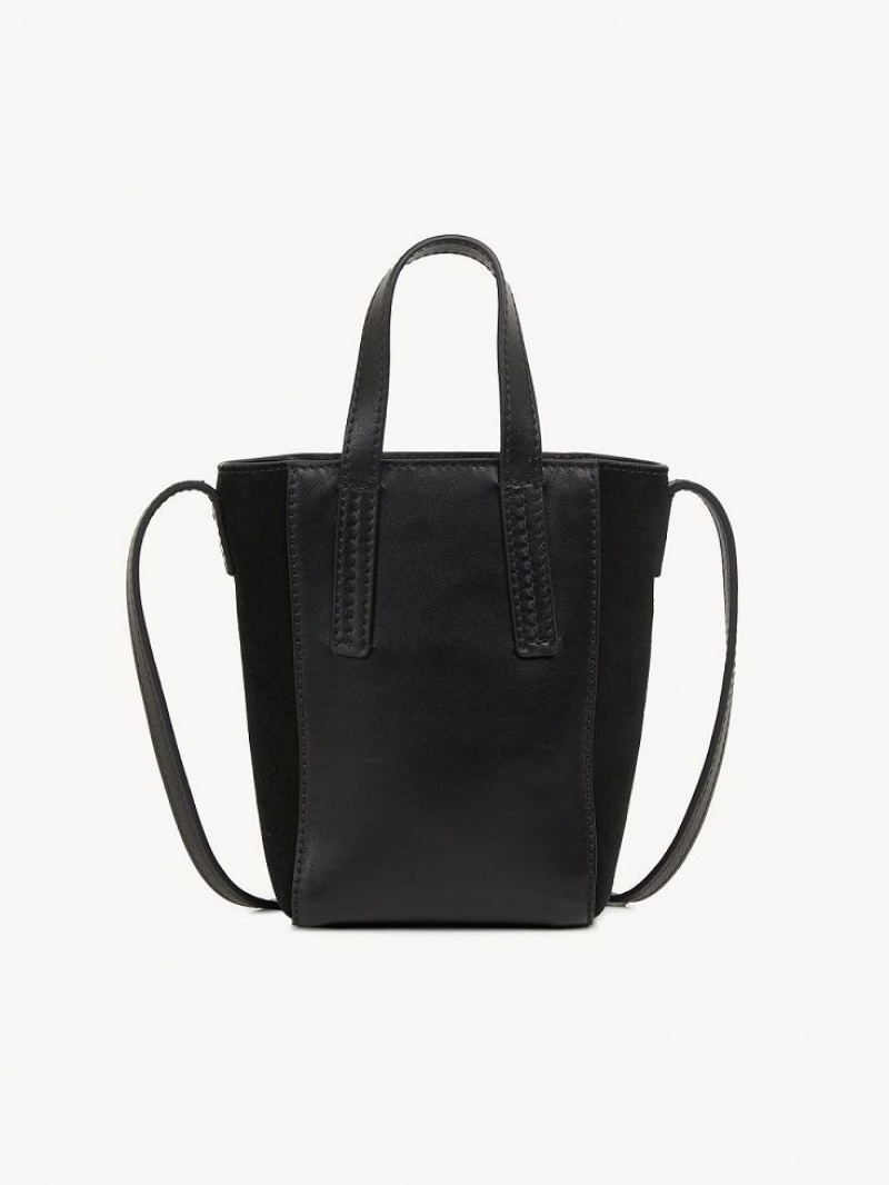 Chloe Tilda Tote Mini Taschen Schwarz | CHE-SR14752