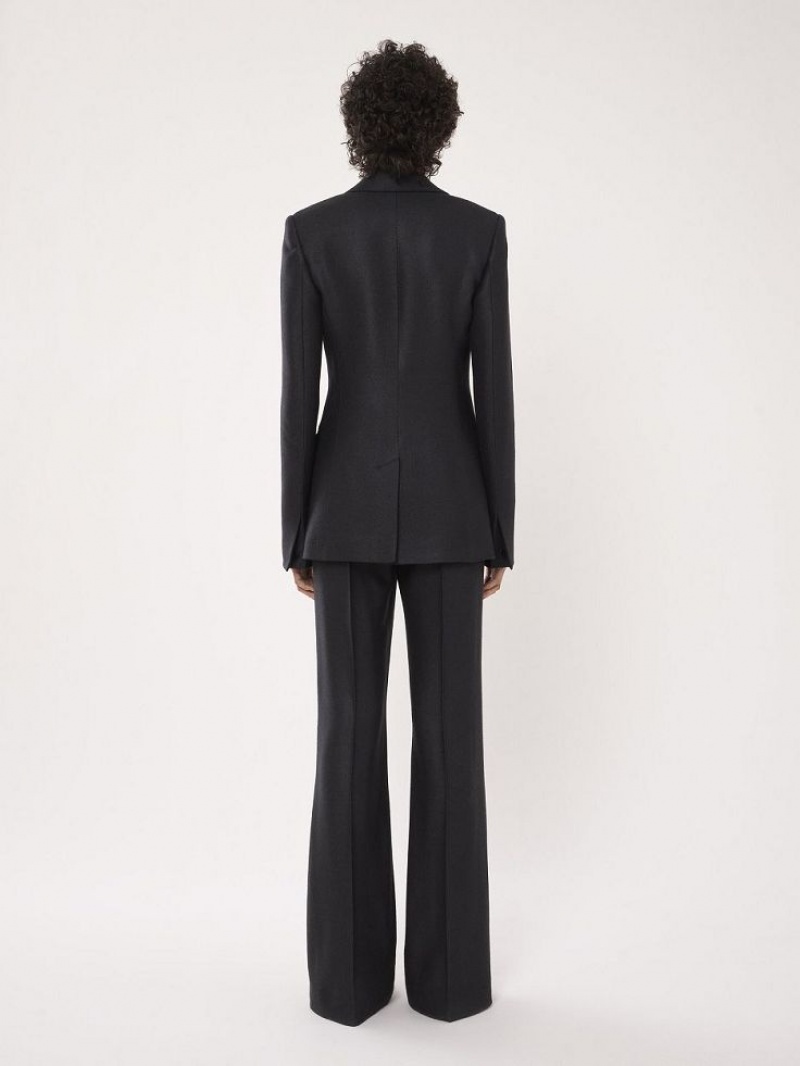 Chloe Two-button Tailored Anzüge Schwarz | CHE-SR14028