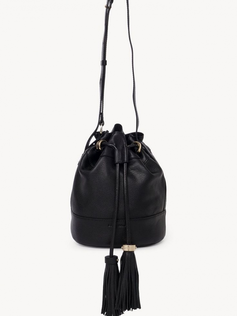 Chloe Vicki Bucket Schultertaschen Schwarz | CHE-SR14637