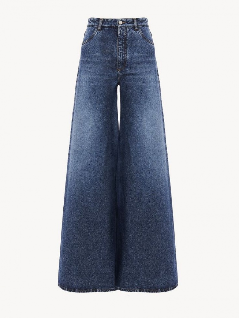 Chloe Weite Rave Jeans Blau | CHE-SR13985