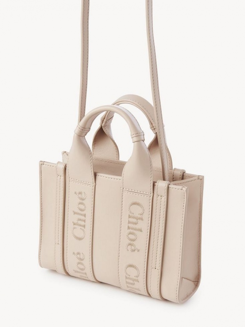 Chloe Woody Tote 1 Mini Taschen Rosa | CHE-SR13689