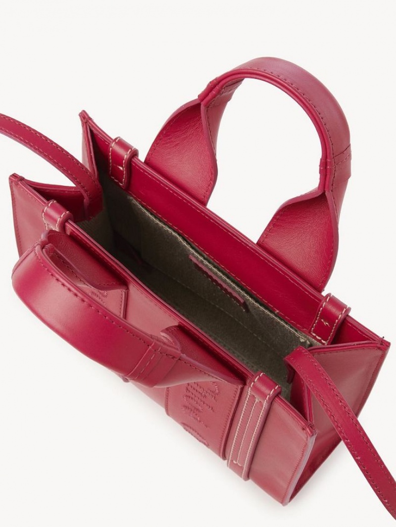 Chloe Woody Tote 1 Mini Taschen Rosa | CHE-SR13700