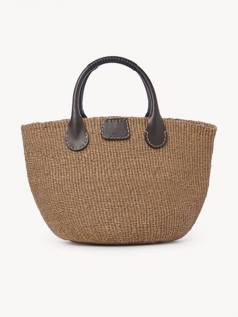 Chloe X Eres Palma Large Baskets Braun | CHE-SR13640