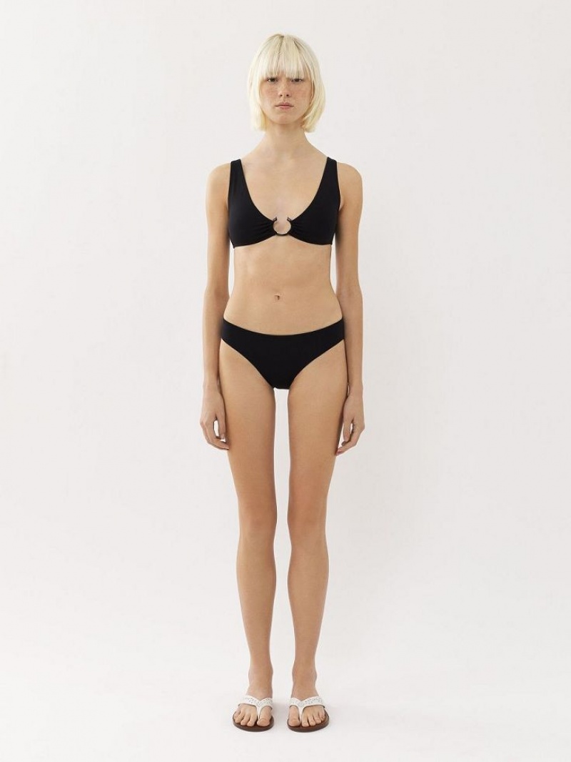 Chloe X Eres Paraguay Bikini Bottom Strandkleidung Schwarz | CHE-SR14131