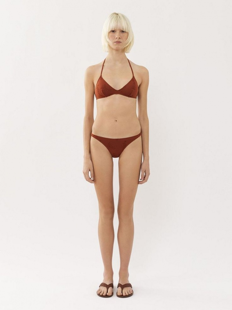 Chloe X Eres Peru Bikini Bottom Strandkleidung Rot | CHE-SR14129