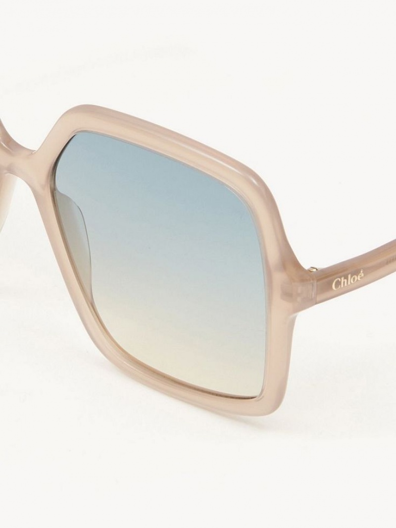 Chloe Zelie Sonnenbrille Braun Beige | CHE-SR14551